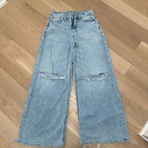 American Eagle Outfitters Dreamy Drape Super High-Rise Ultra Wide Leg